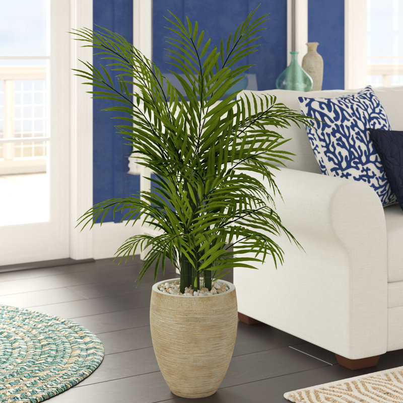 Bay Isle Home 48'' Artificial Palm Tree in Planter & Reviews Wayfair